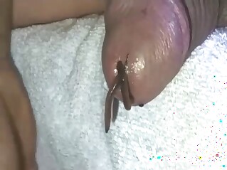 Almost kind of bestiality sex, worms are inside