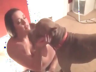 Her perfect body seems ready for animal sex